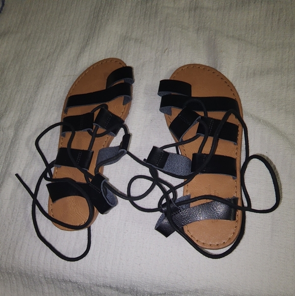 NWOT Universal Thread Women's Paige Lace Up Gladiator Sandals - Picture 3 of 5